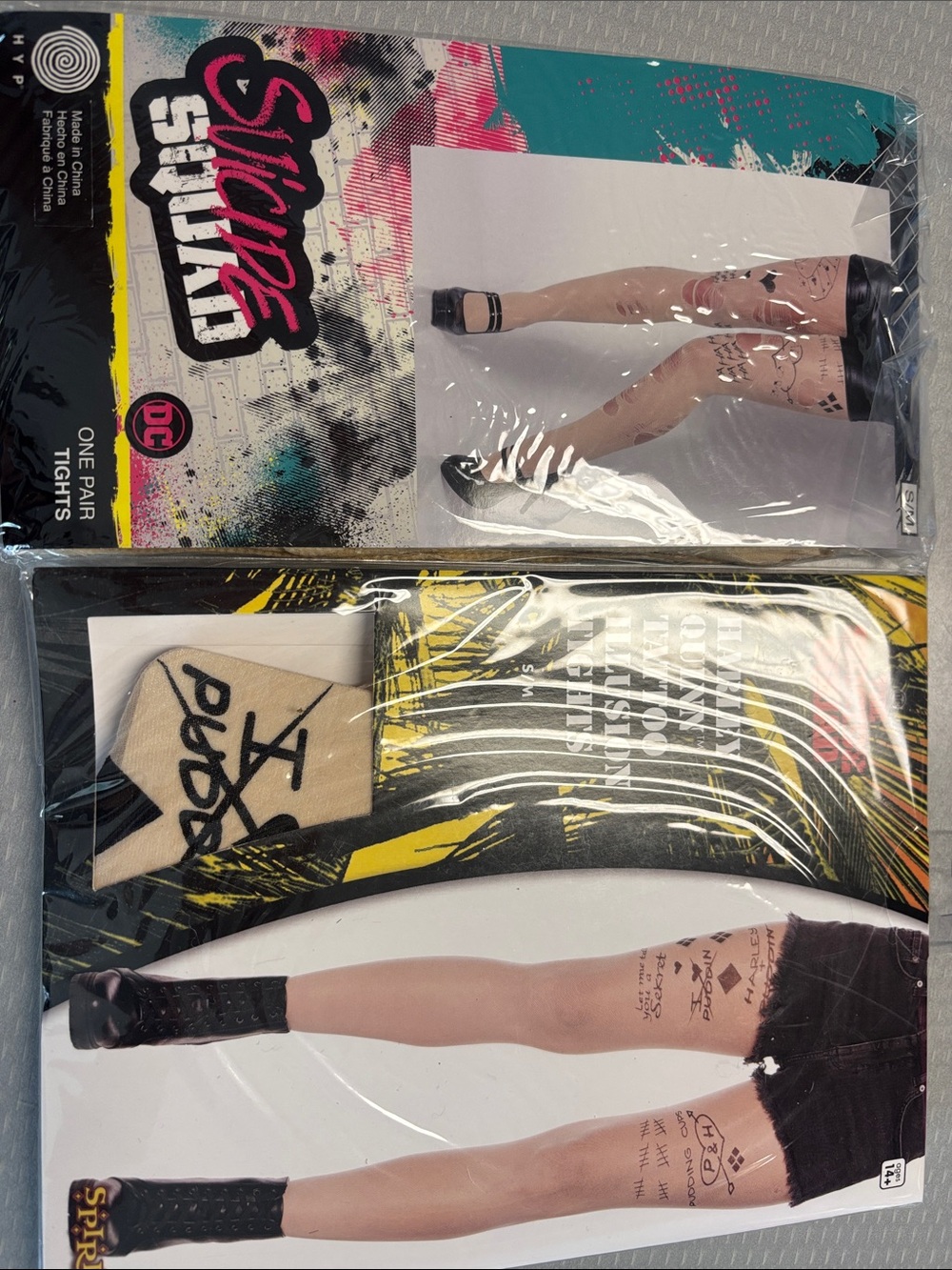 Suicide Squad- Harley Quin tights 2 packs